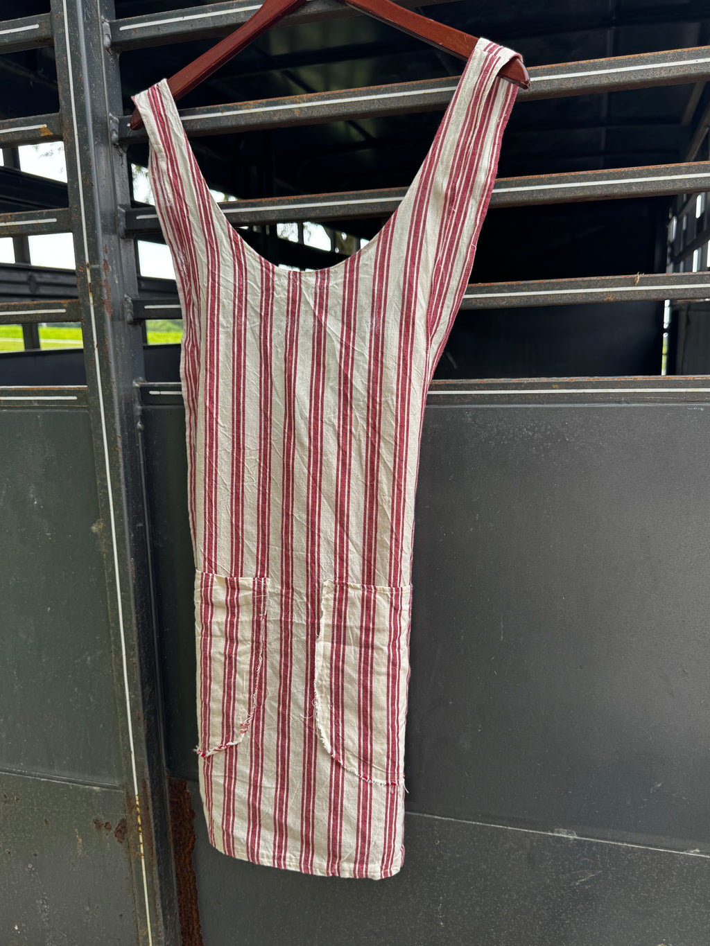 Red Stripped w/ Pockets