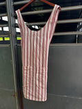 Red Stripped w/ Pockets