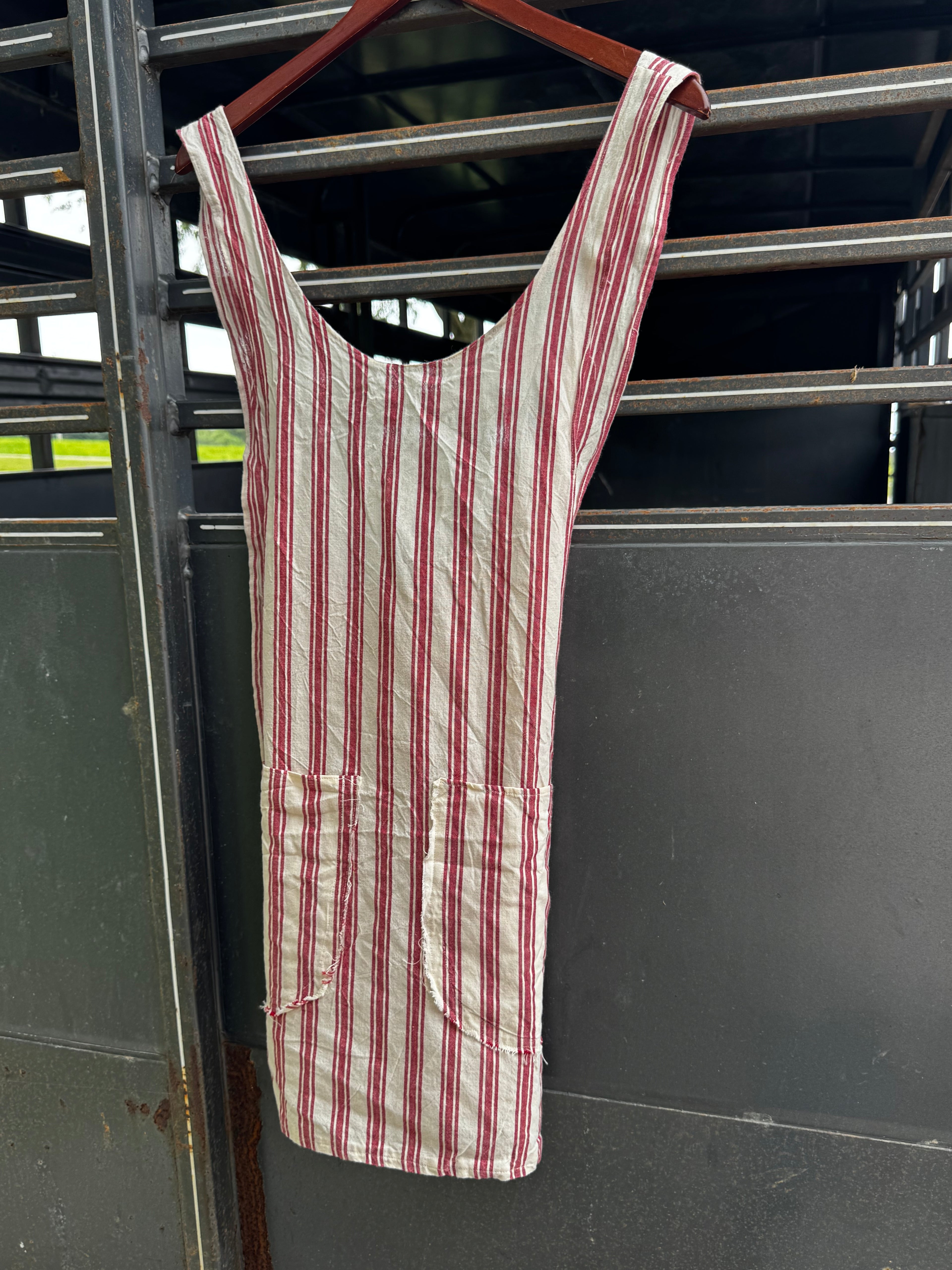 Red Stripped w/ Pockets