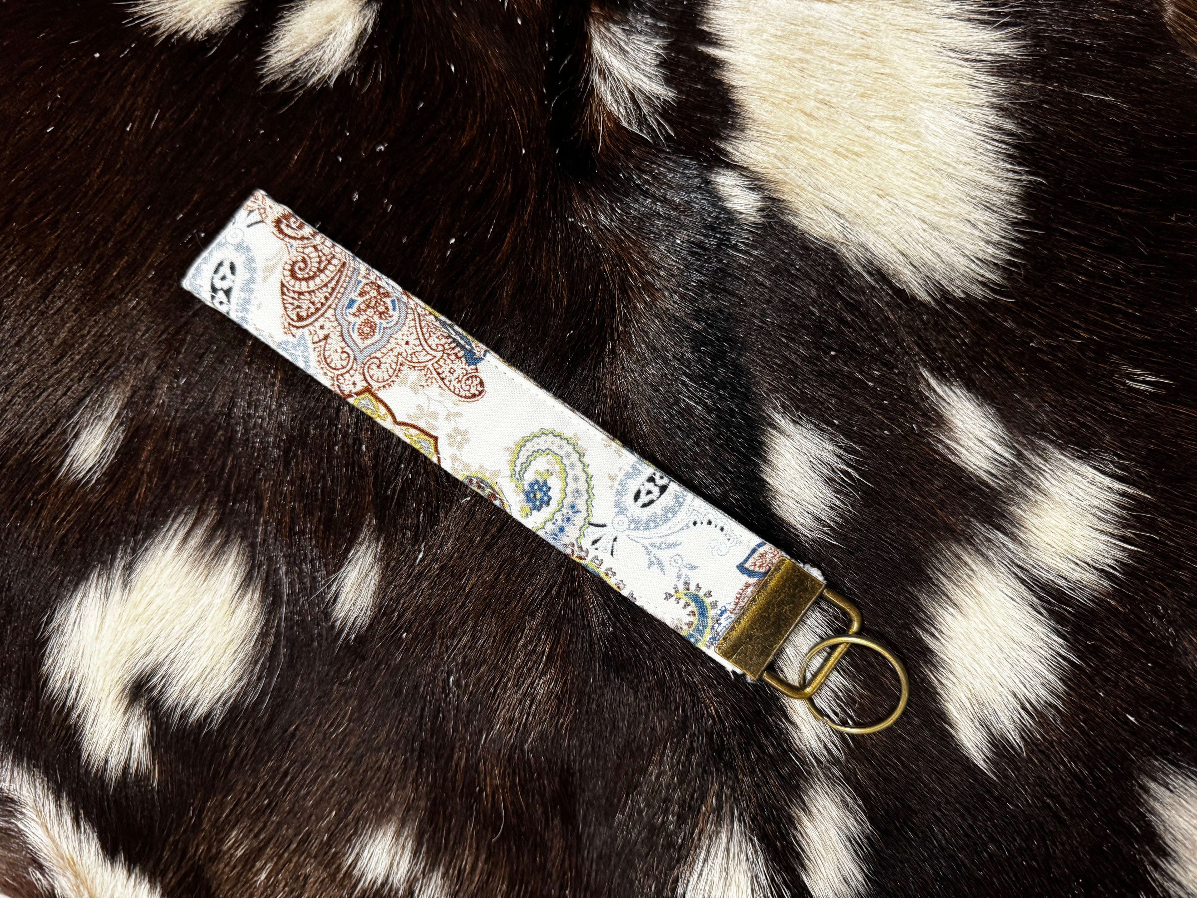 Paisley Keychain