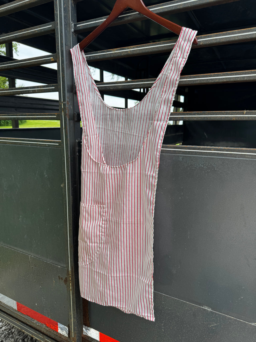 Red Pinstripe w/ Pockets