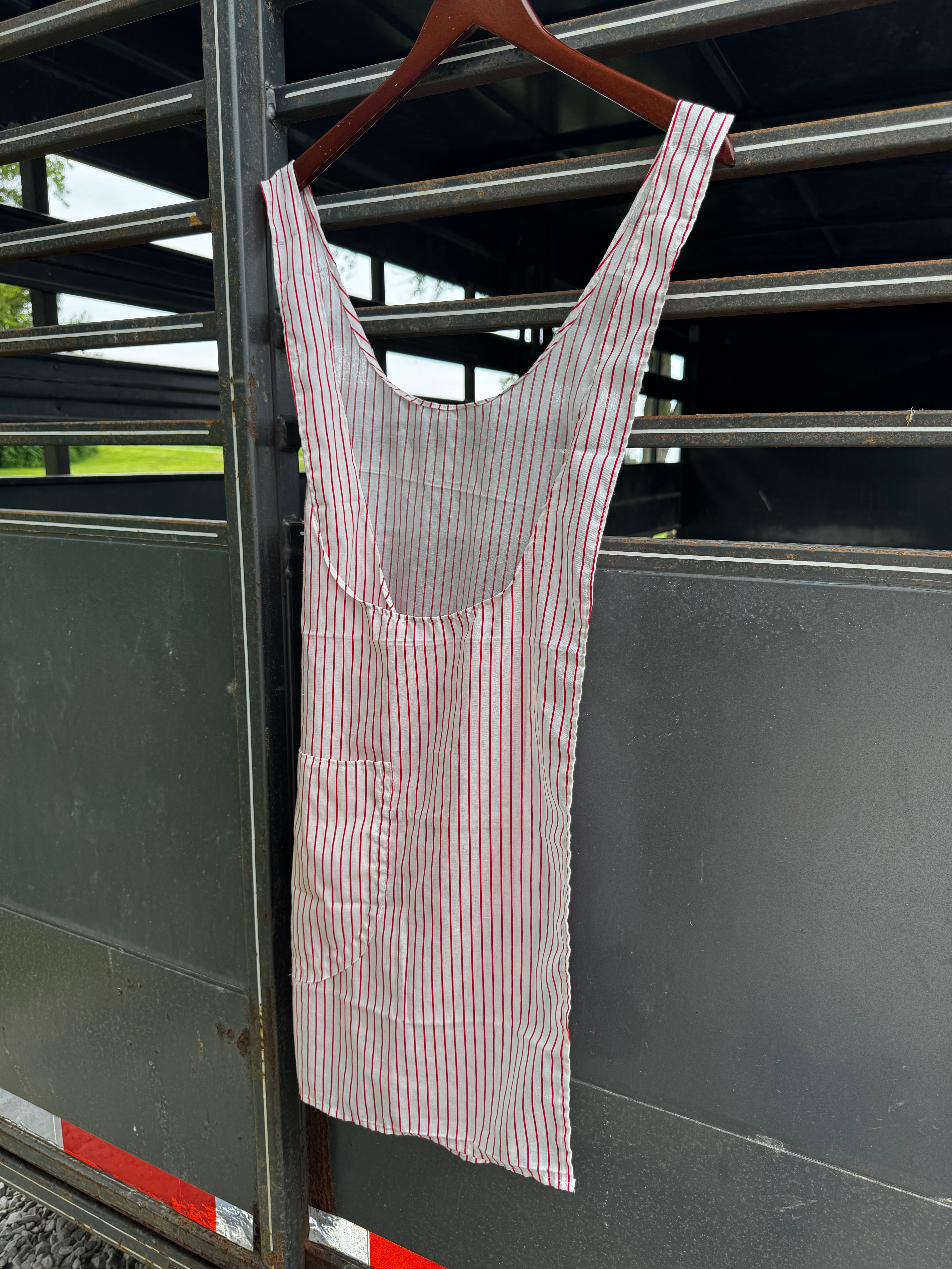 Red Pinstripe w/ Pockets