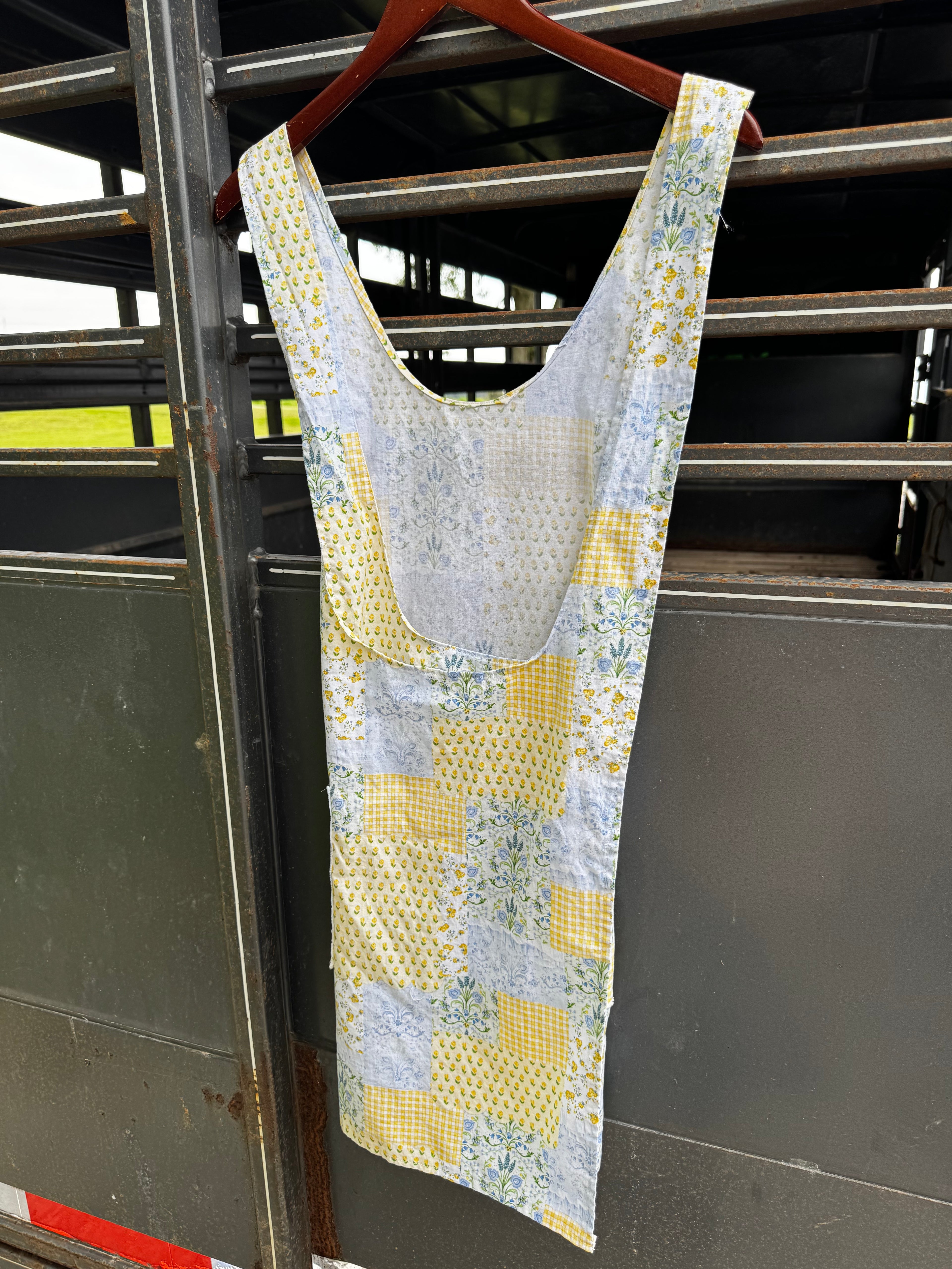 Yellow Patchwork w/ Front Pocket