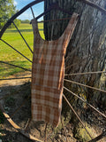 Brown Plaid w Front Pocket