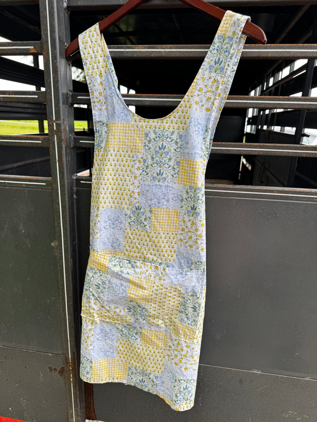 Yellow Patchwork w/ Front Pocket