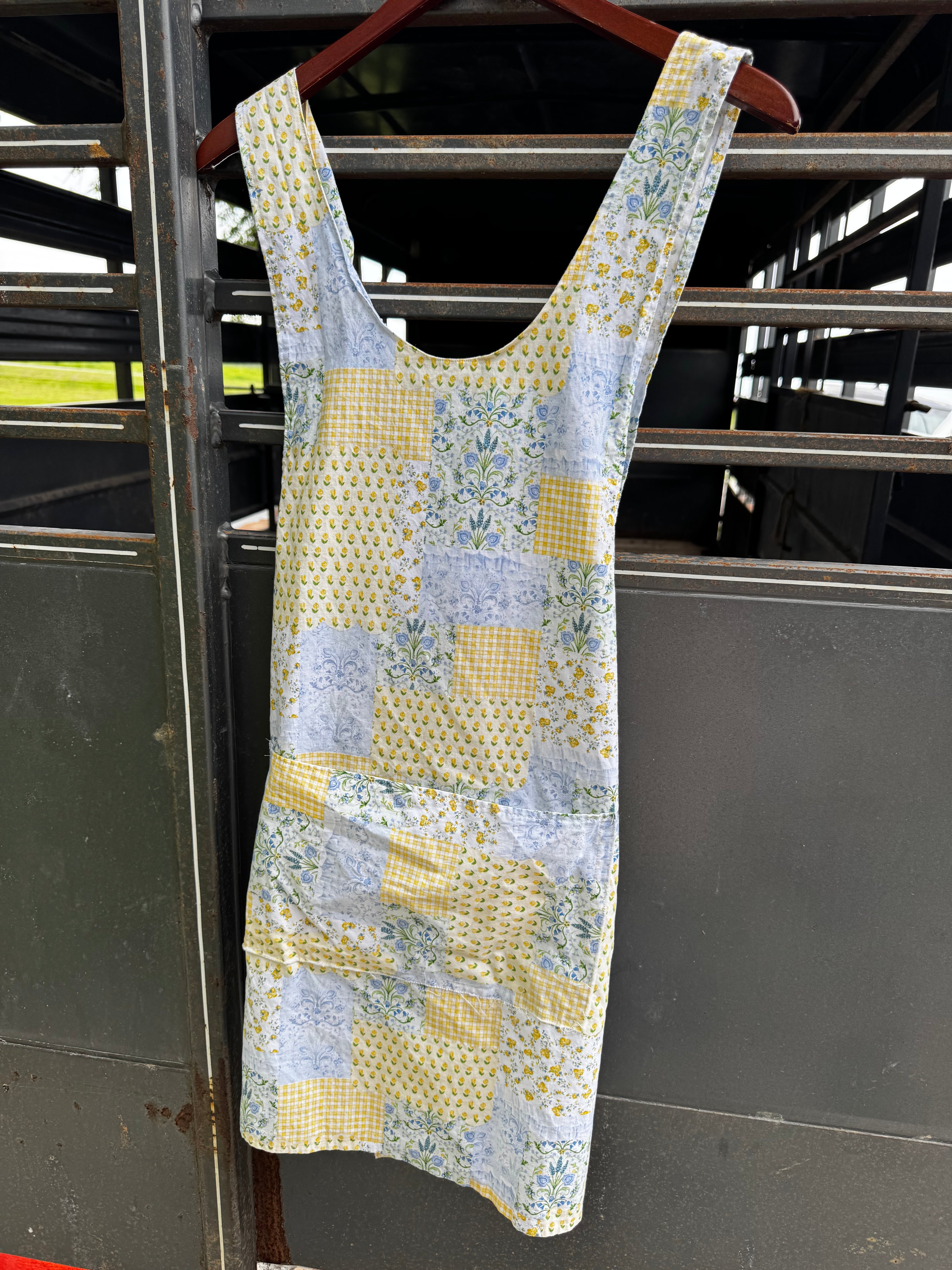 Yellow Patchwork w/ Front Pocket