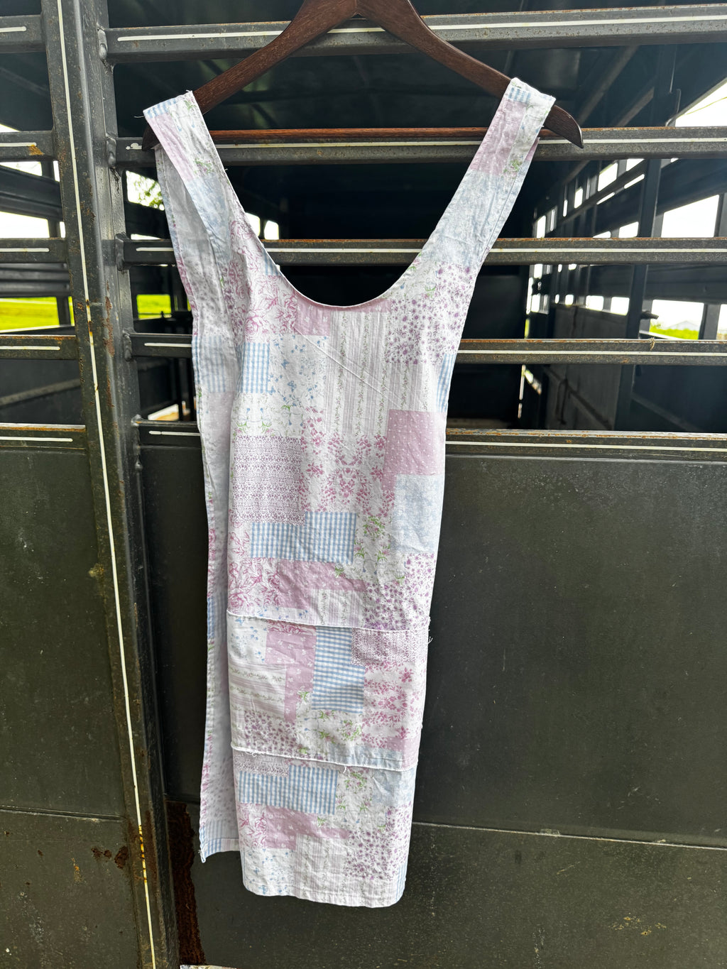 Pastel Patchwork w front Pocket