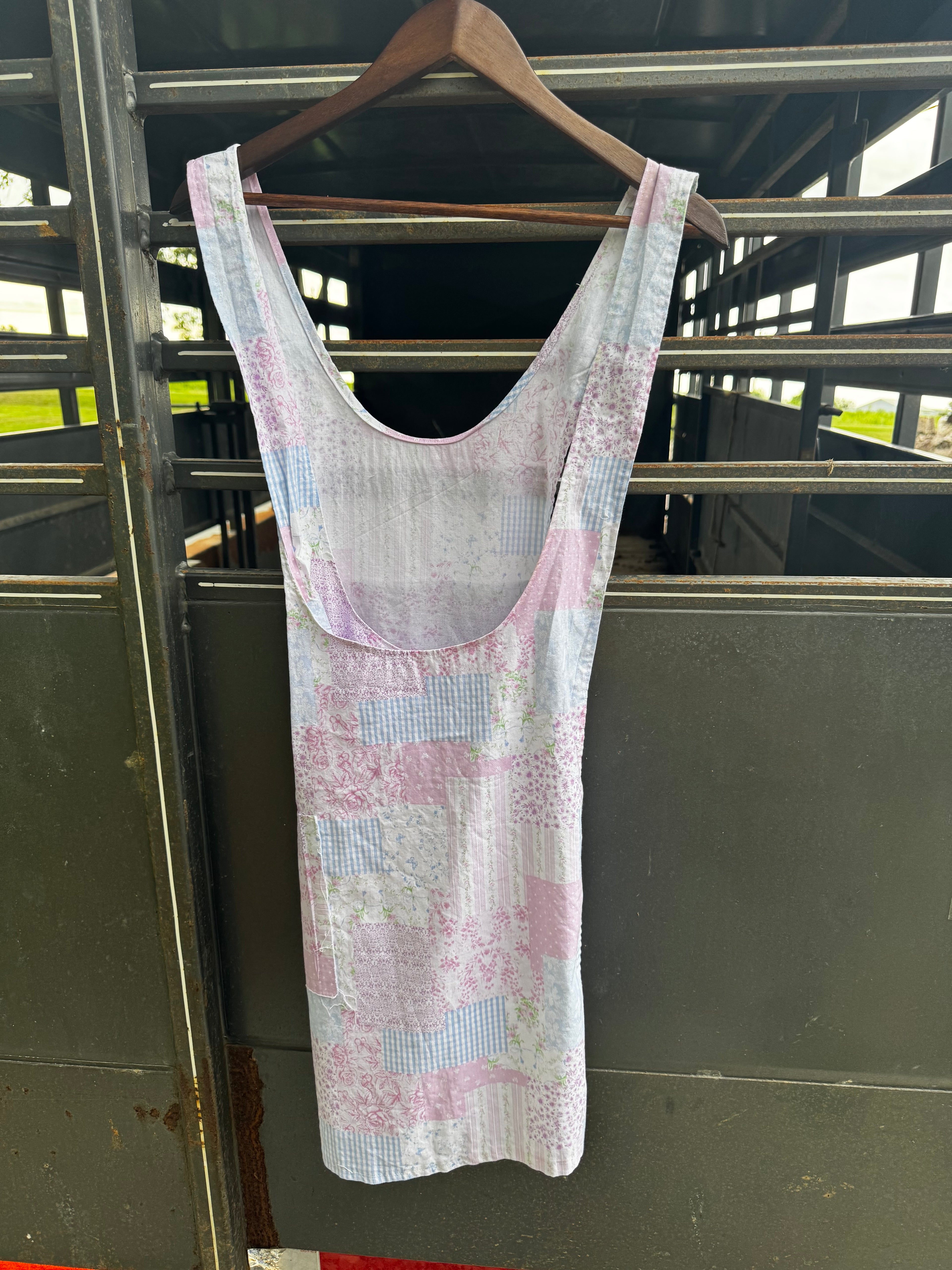 Pastel Patchwork w front Pocket