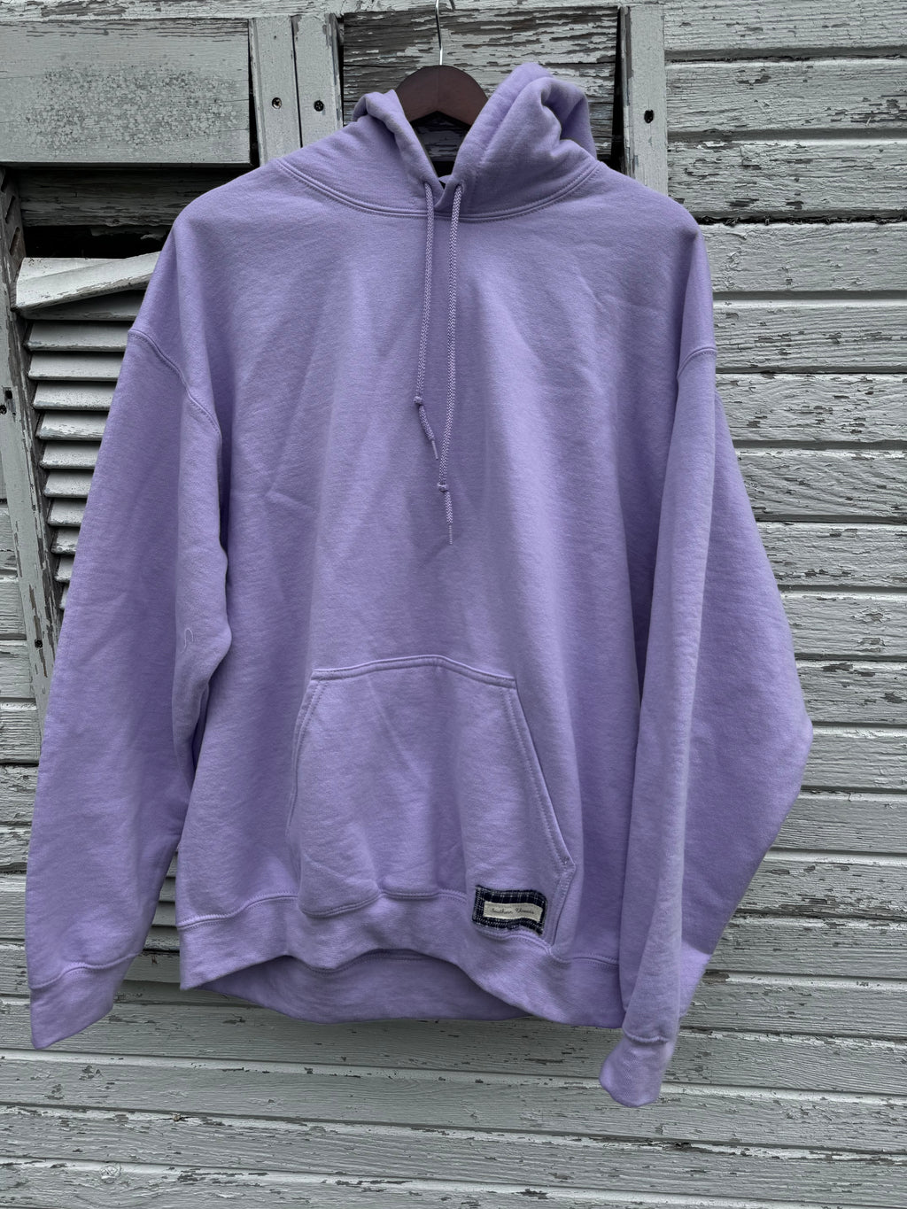 Large Orchid Purple Sweatshirt w/ Flower