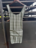 Green Plaid w Front Pocket