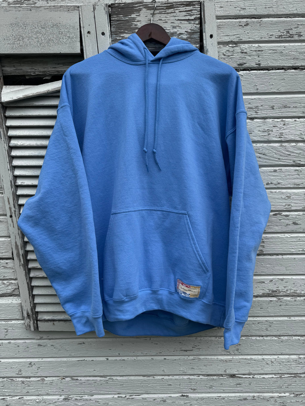 Large Carolina Blue Sweatshirt w/ Flower