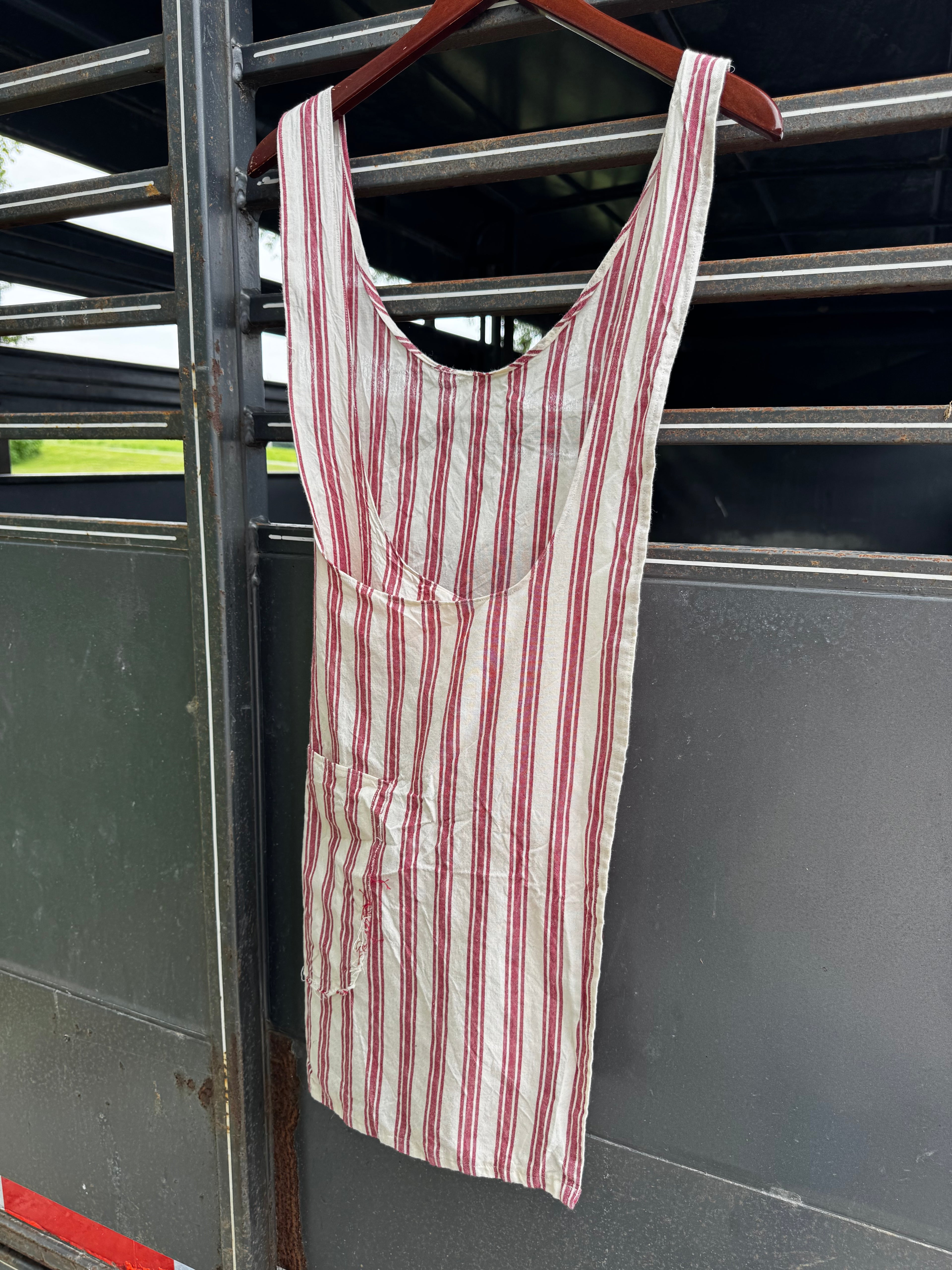 Red Stripped w/ Pockets